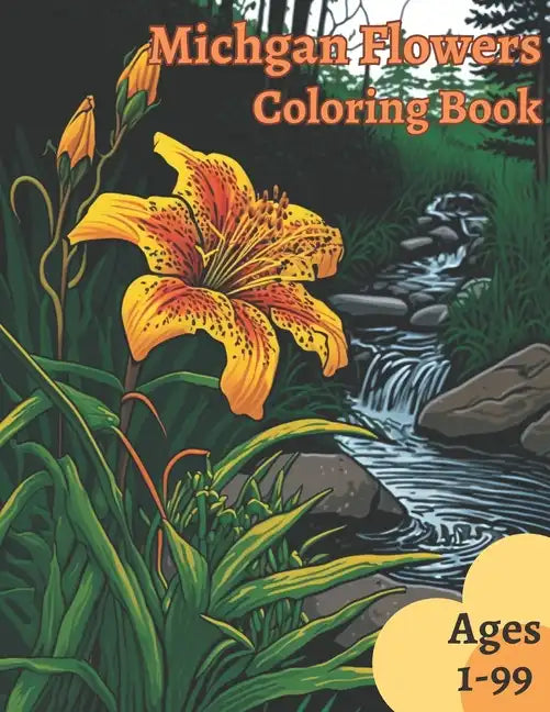 Michigan Flowers Coloring Book - Paperback