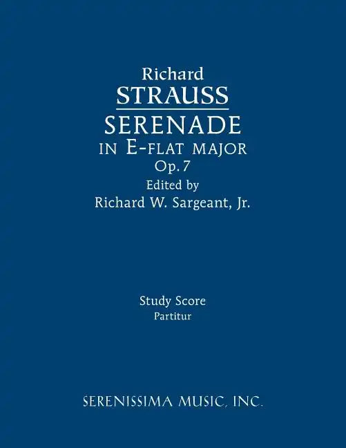 Serenade in E-flat major, Op.7: Study score - Paperback