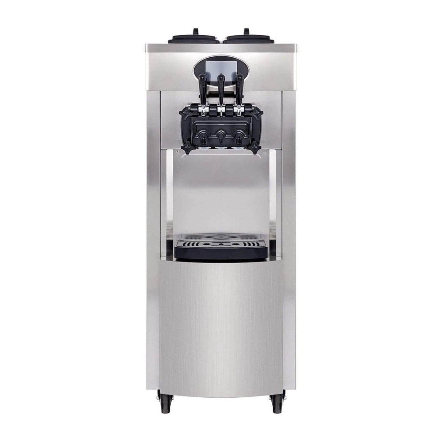 53-Inch Freestanding 3-Flavors Commercial Soft Serve Yogurt Ice Cream Machine Maker With Auto Clean (SAK74031)