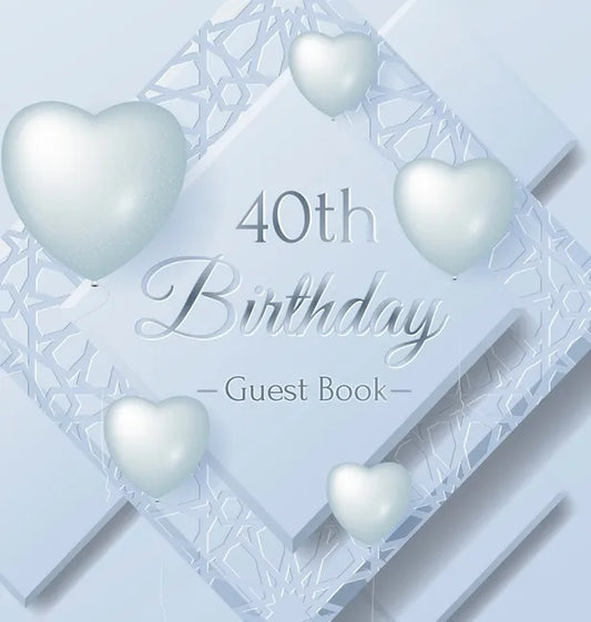 40th Birthday Guest Book: Keepsake Gift for Men and Women Turning 40 - Hardback with Funny Ice Sheet-Frozen Cover Themed Decorations & Supplies, Perso - Hardcover