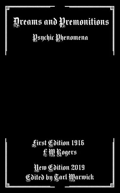 Dreams and Premonitions: Psychic Phenomena - Paperback