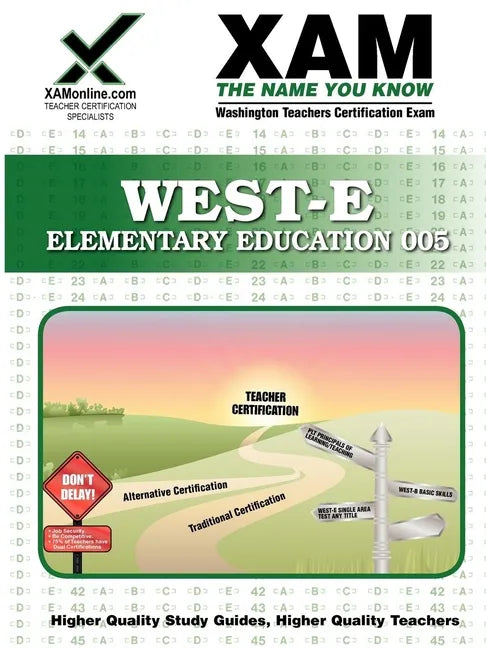 West-E Elementary Education Teacher Certification Test Prep Study Guide - Paperback