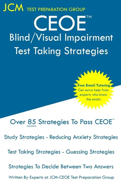 CEOE Blind/Visual Impairment - Test Taking Strategies - Paperback