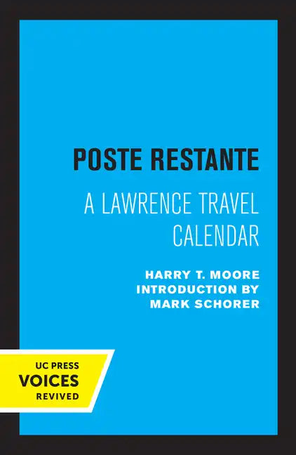 Poste Restante: A Lawrence Travel Calendar - Paperback