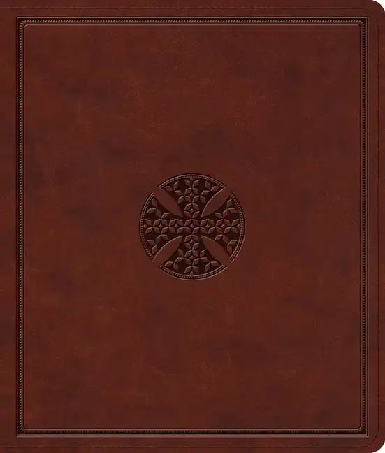 ESV Journaling Bible (Trutone, Brown, Mosaic Cross Design) - Imitation Leather