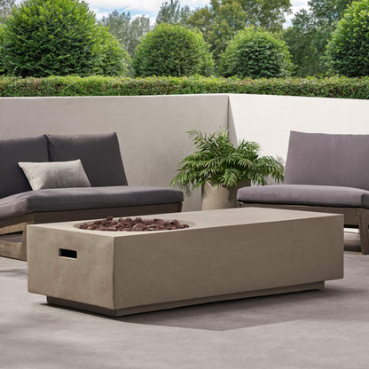 Alora Premium 56-Inch Modern 50K BTU MGO Fire Pit Coffee Table (SAK17643)