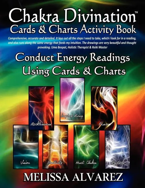 Chakra Divination Cards & Charts Activity Book - Paperback