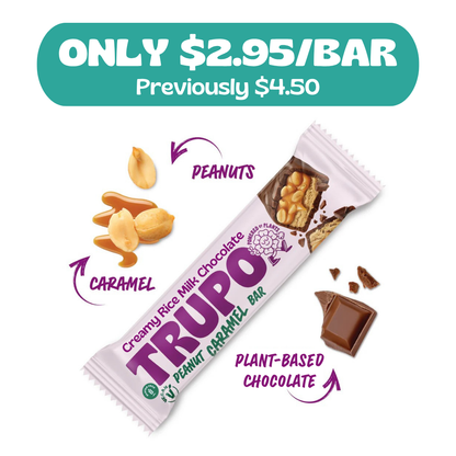 Peanut Caramel Bars - Vegan & Gluten-Free