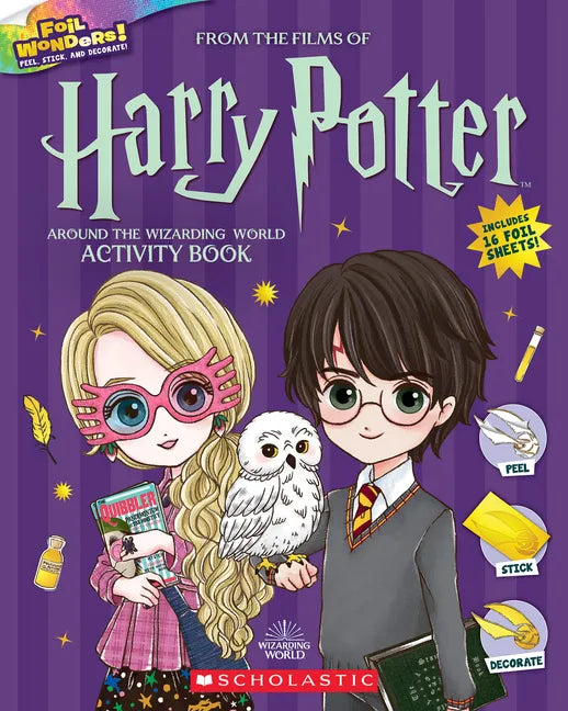 Around the Wizarding World Activity Book (Harry Potter: Foil Wonders) - Paperback