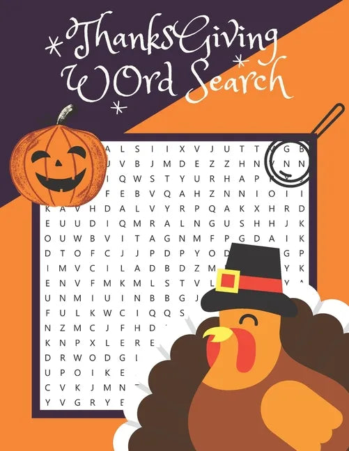 Thanksgiving Word Search: Thanksgiving Word Search Large-Print for Kids and Adults, Large-Print Word Search Puzzles For Holiday Fun for Everyone - Paperback