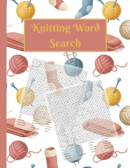 Knitting Word Search: Activity puzzle book for someone who loves to knit - Paperback