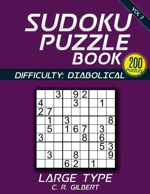 Sudoku Puzzle Book - Diabolical - Paperback