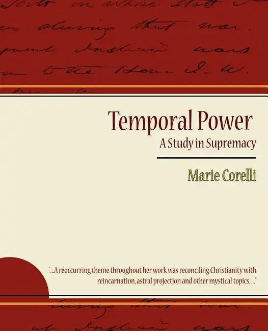 Temporal Power - A Study in Supremacy - Paperback