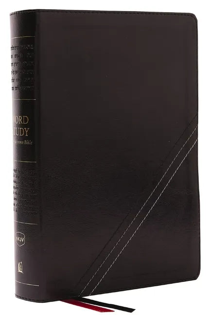 Nkjv, Word Study Reference Bible, Leathersoft, Black, Red Letter, Comfort Print: 2,000 Keywords That Unlock the Meaning of the Bible - Imitation Leather