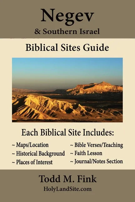 Negev & Southern Israel Biblical Sites Guide - Paperback