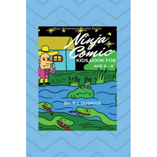 Ninja Comic Kids Book For Age 6 - 8 - Paperback