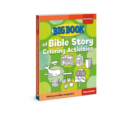 Big Book of Bible Story Coloring Activities for Elementary Kids - Paperback