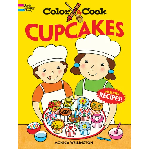 Color & Cook Cupcakes - Paperback