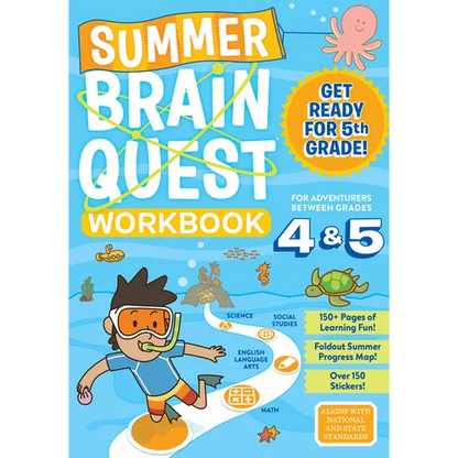 Summer Brain Quest: Between Grades 4 & 5 - Paperback