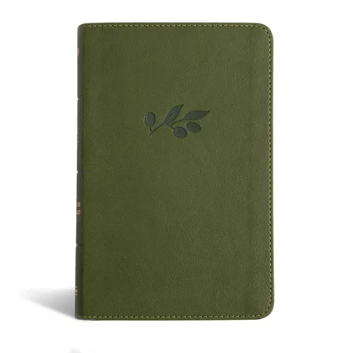 NASB Personal Size Bible, Olive Leathertouch - Imitation Leather