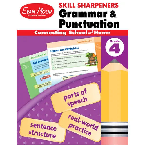 Skill Sharpeners: Grammar and Punctuation, Grade 4 - Paperback