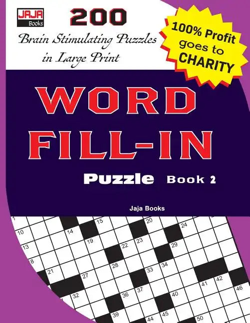 WORD FILL-IN Puzzle Book 2 - Paperback