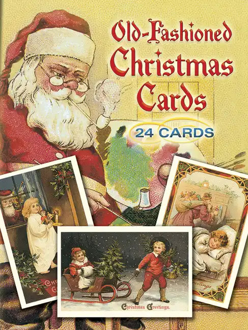 Old-Fashioned Christmas Cards: 24 Cards - Paperback