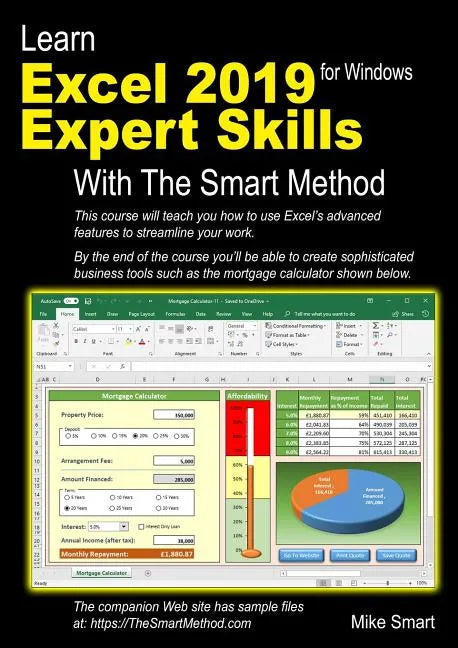 Learn Excel 2019 Expert Skills with The Smart Method: Tutorial teaching Advanced Skills including Power Pivot - Paperback