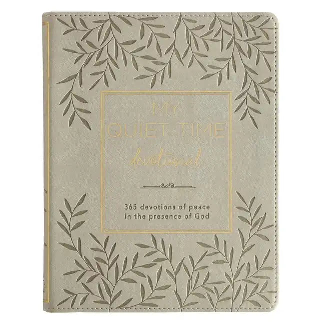 My Quiet Time Devotional - 365 Devotions for Women to Bring You Into the Peace of the Presence of God Cappuccino, Faux Leather Flexcover Gift Book W/R - Leather