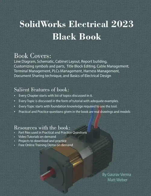 SolidWorks Electrical 2023 Black Book - Paperback