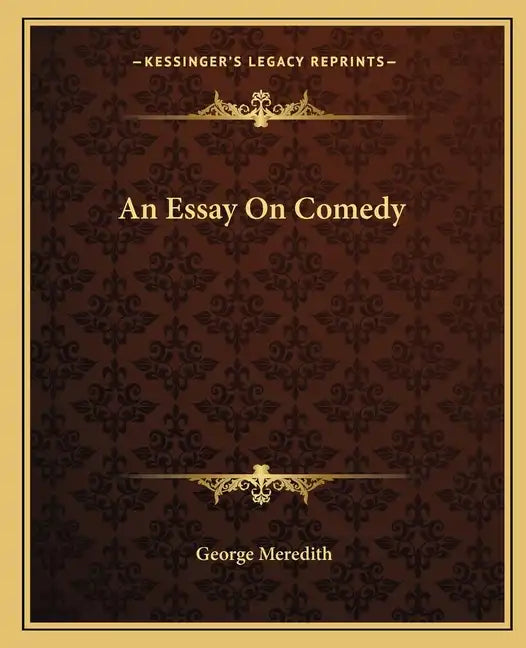 An Essay on Comedy - Paperback