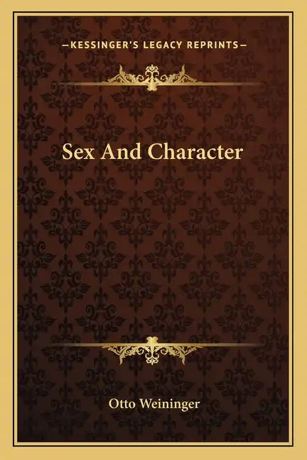 Sex and Character - Paperback