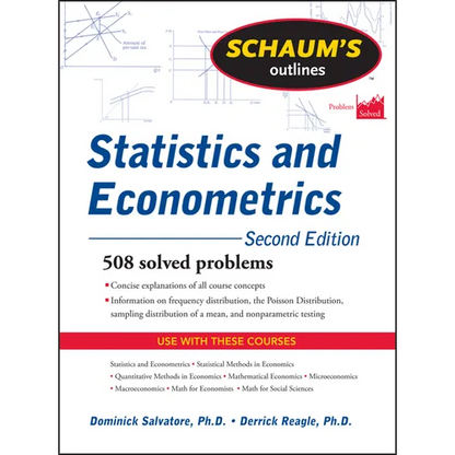 Schaum's Outline of Statistics and Econometrics, Second Edition - Paperback