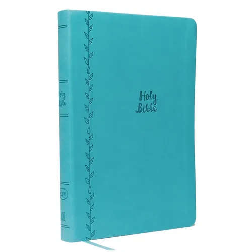KJV, Value Thinline Bible, Compact, Imitation Leather, Blue, Red Letter Edition - Imitation Leather