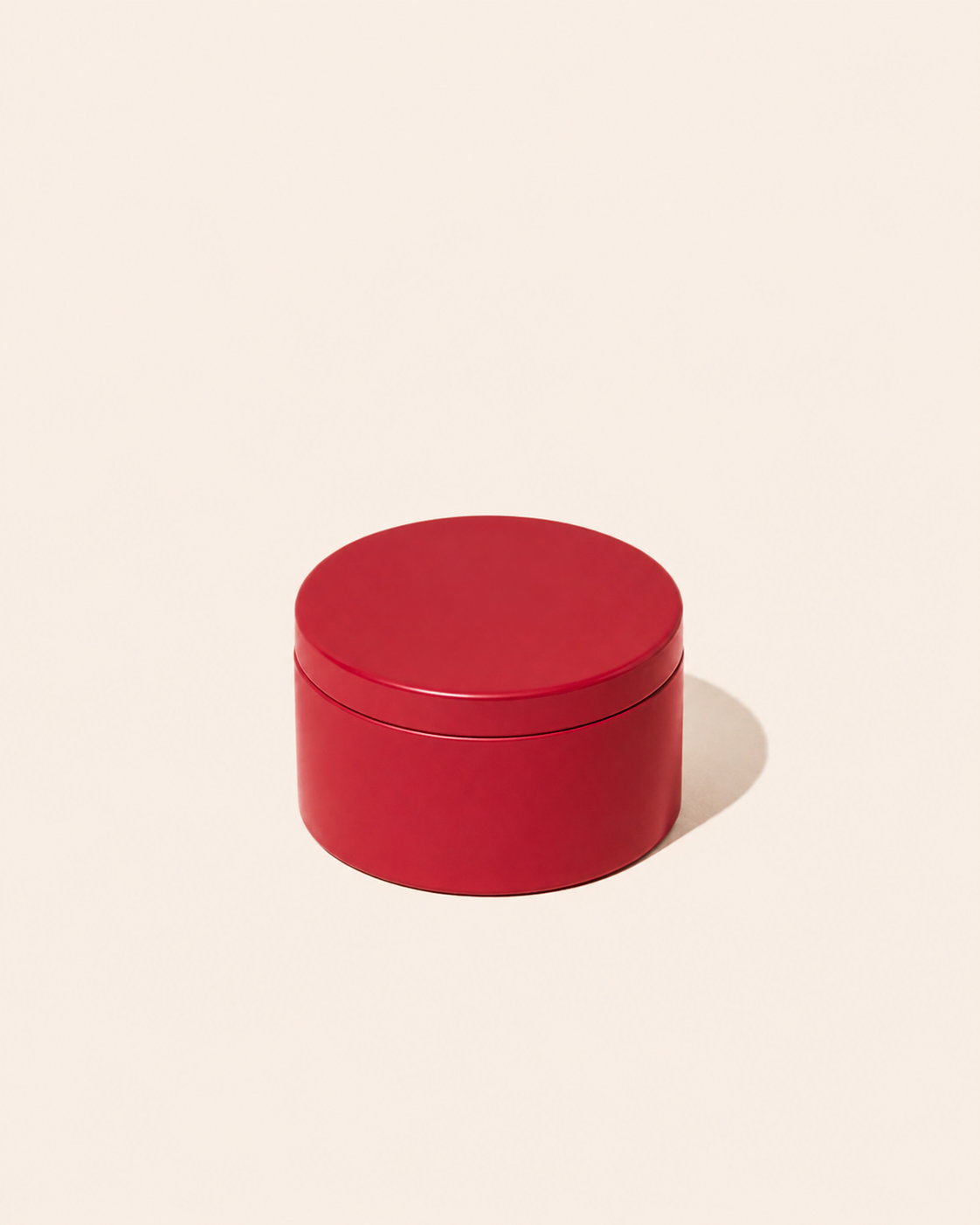 5oz metal tin - matte crimson pack of 12