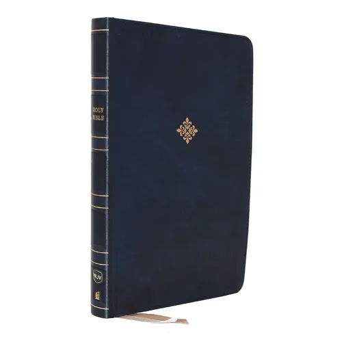 Nkjv, Thinline Reference Bible, Leathersoft, Blue, Red Letter Edition, Comfort Print: Holy Bible, New King James Version - Imitation Leather