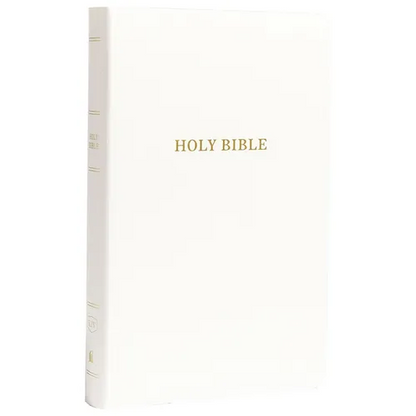 KJV, Gift and Award Bible, Imitation Leather, White, Red Letter Edition - Imitation Leather