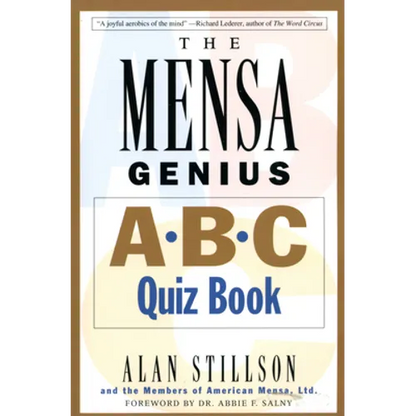Mensa Genius A-B-C Quiz Book - Paperback