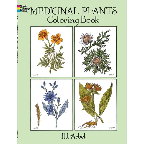 Medicinal Plants Coloring Book - Paperback