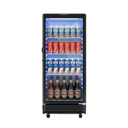 6.0 Cu.Ft Commercial Beverage Refrigerator With Glass Door And Adjustable Shelves (SAK28460)