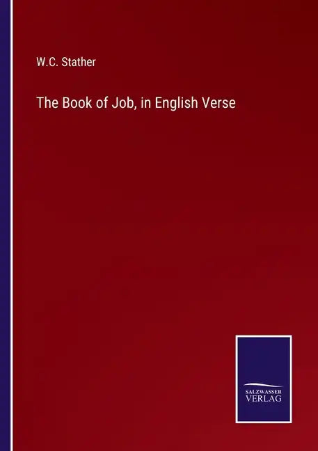 The Book of Job, in English Verse - Paperback