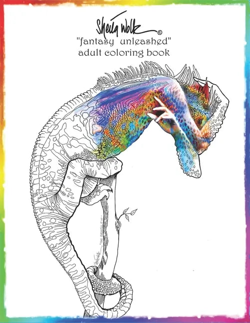 Sheila Wolk"Fantasy Unleashed" Adult Coloring Book - Paperback