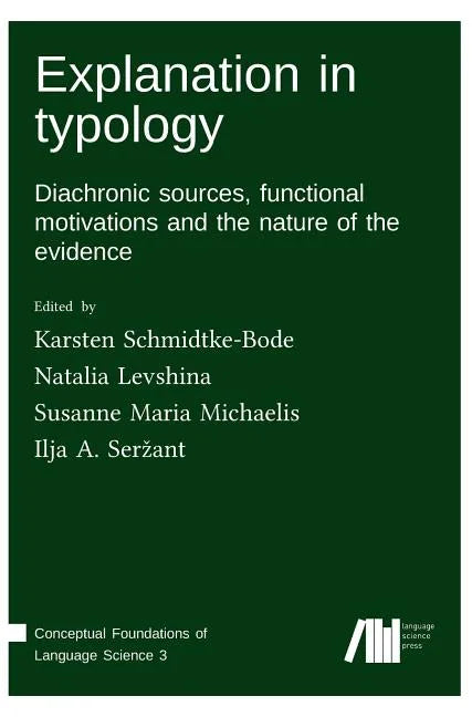 Explanation in Typology - Hardcover