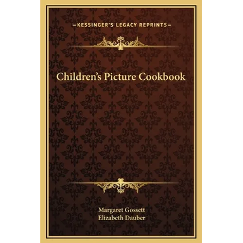 Children's Picture Cookbook - Hardcover