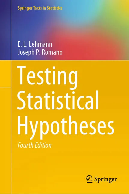 Testing Statistical Hypotheses - Hardcover
