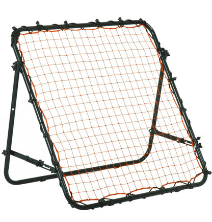 RayChee Portable Soccer Rebounder, 3.3×3.3FT/3.9×3.9FT Rebound Net with Quick Folding Design, Multi Angle Adjustment for Kids Teens & All Ages, Soccer
