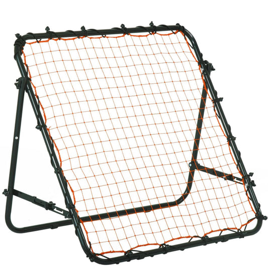 RayChee Portable Soccer Rebounder, 3.3×3.3FT/3.9×3.9FT Rebound Net with Quick Folding Design, Multi Angle Adjustment for Kids Teens & All Ages, Soccer