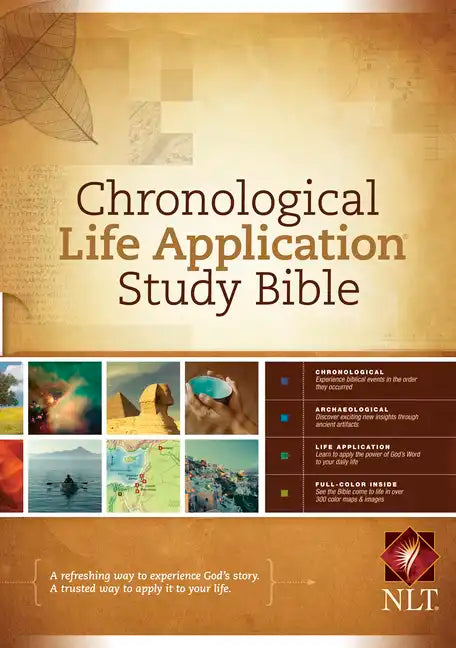 Chronological Life Application Study Bible-NLT - Hardcover