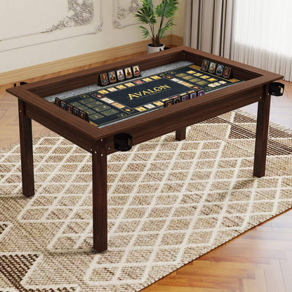 [63X40-Inch] Premium 2-In-1 Multifunctional Board Game Table For 4–6 Players (SAK84513)