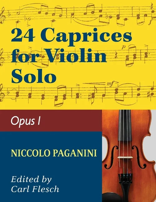 Paganini: 24 Caprices, Op. 1 - Violin solo - Paperback